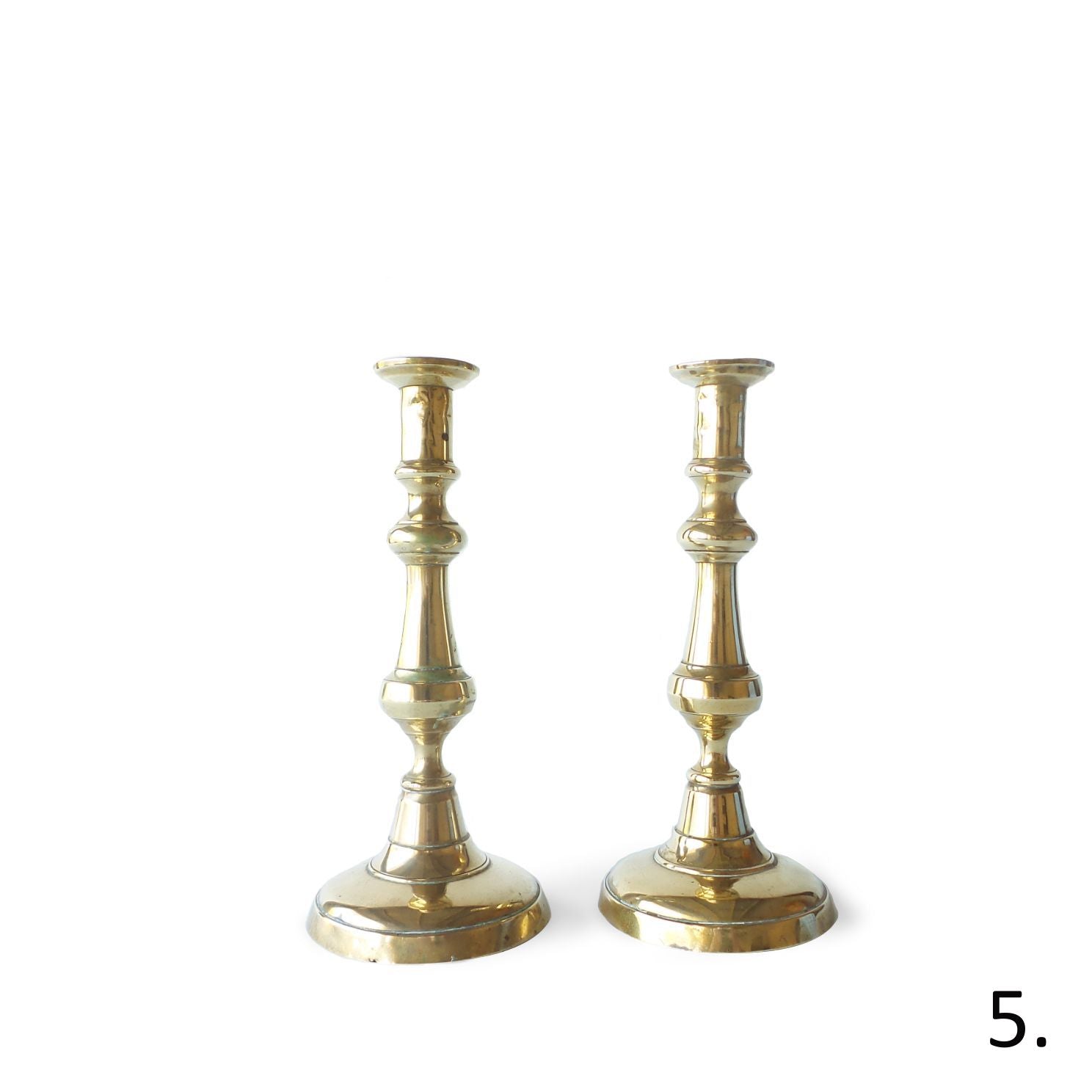 Antique Brass Candlesticks (Assorted)